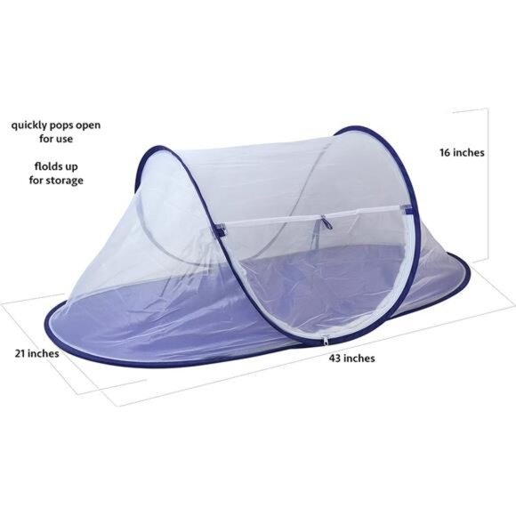 Iconikal Jumbo Folding Mesh Wind-Resistant Food Tent, 43 x 21-Inches, 2-Pack - Picture 4 of 7